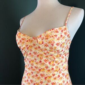 Storia floral eyelet lace mini dress